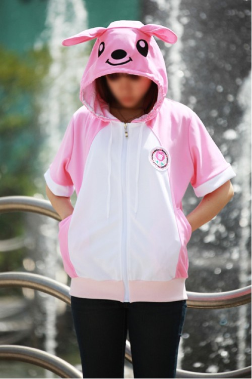 Pink Kangaroo Kigururmi Hoodie