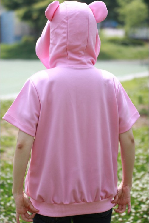 Pink Mouse Animal Hoodie