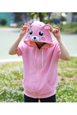 Pink Mouse Animal Hoodie