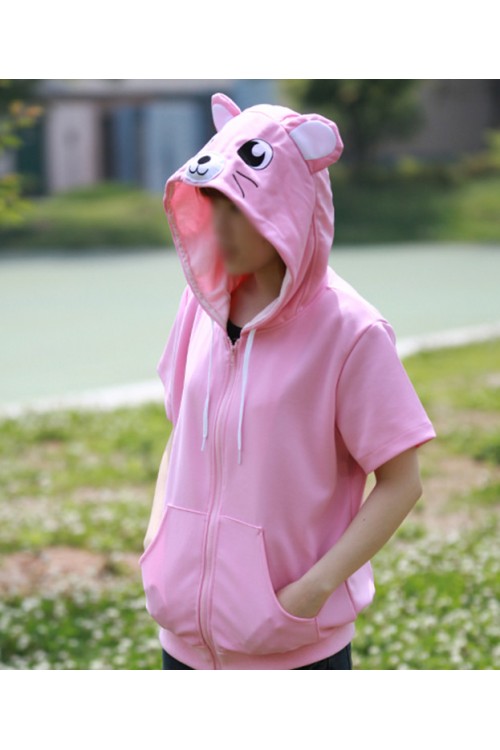 Pink Mouse Animal Hoodie