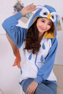 Owl Kigurumi Animal Hoodie