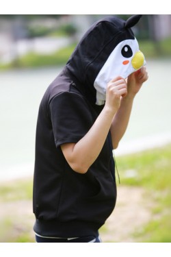 Black Penguin Animal Hoodie