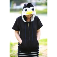 Black Penguin Animal Hoodie