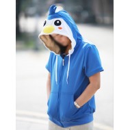 Blue Penguin Animal Hoodie