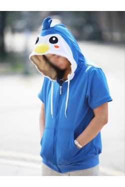 Blue Penguin Animal Hoodie