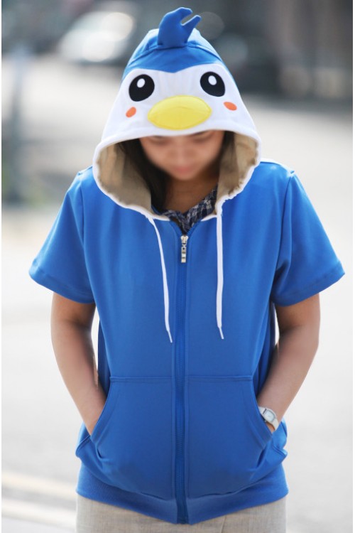 Blue Penguin Animal Hoodie