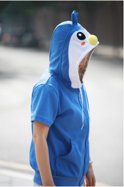 Blue Penguin Animal Hoodie