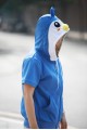 Blue Penguin Animal Hoodie