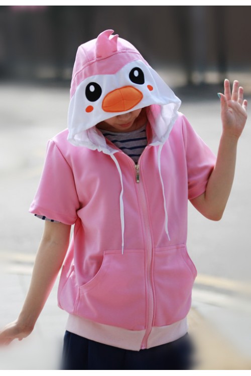 Pink Penguin Animal Hoodie