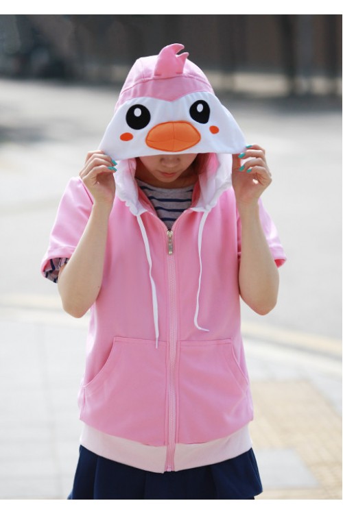 Pink Penguin Animal Hoodie