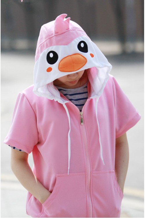 Pink Penguin Animal Hoodie