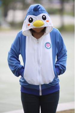 Blue Penguin Kigurumi LS Hoodie
