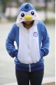 Blue Penguin Kigurumi LS Hoodie