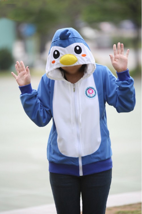 Blue Penguin Kigurumi LS Hoodie