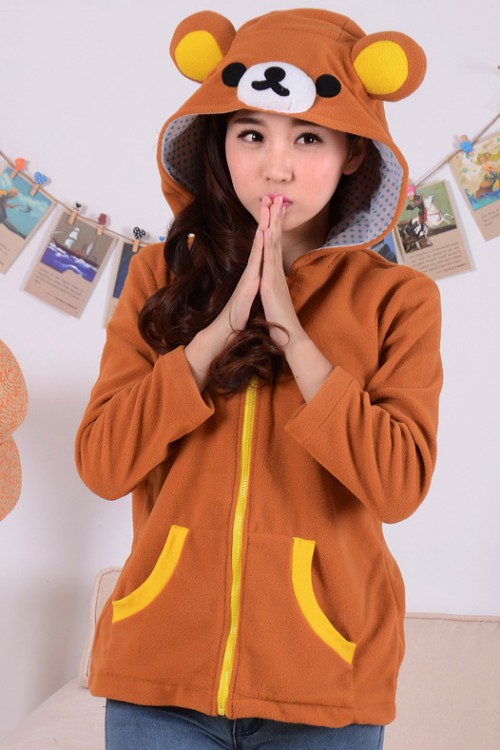 Rilakkuma Kigurumi Cartoon Hoodie