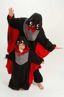 Kids Bat Onesie Animal Costumes Kigurumi Pajamas