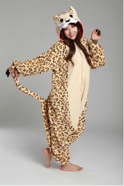 Leopard Onesie Kigurumi Pajamas