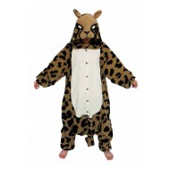 Leopard Onesie Leopard Jumpsuit Kigurumi Pajamas