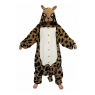 Leopard Onesie Leopard Jumpsuit Kigurumi Pajamas