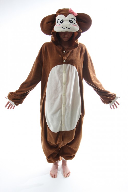 Lady Monkey Onesie Kigurumi Pajamas