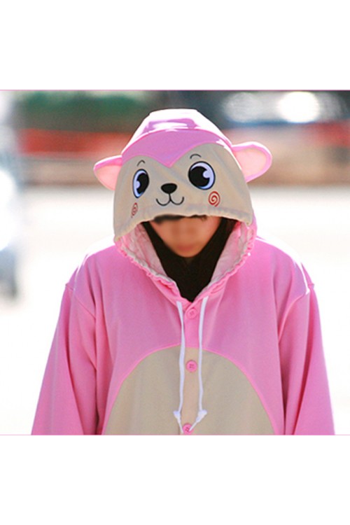 Pink Monkey Onesie Animal Costumes