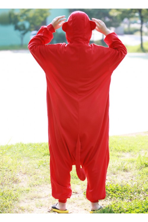 Red Monkey Onesie Animal Costumes