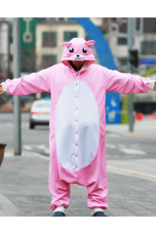 Pink Mouse Onesie Animal Costumes