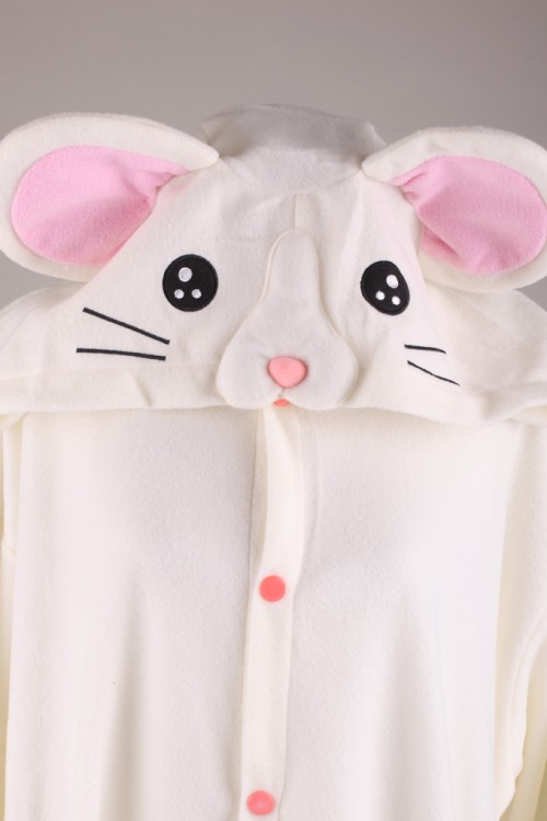 White Mouse Onesie Kigurumi Pajamas