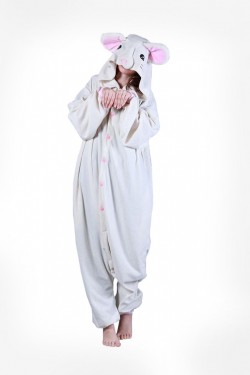 White Mouse Onesie Kigurumi Pajamas