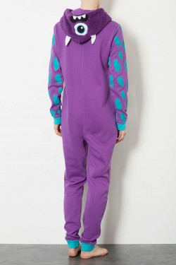 One-Eyed Monster Purple Onesie