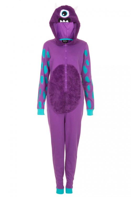 One-Eyed Monster Purple Onesie