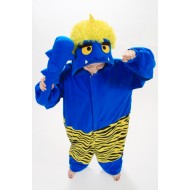 Blue Oni Onesie Kigurumi Pajamas