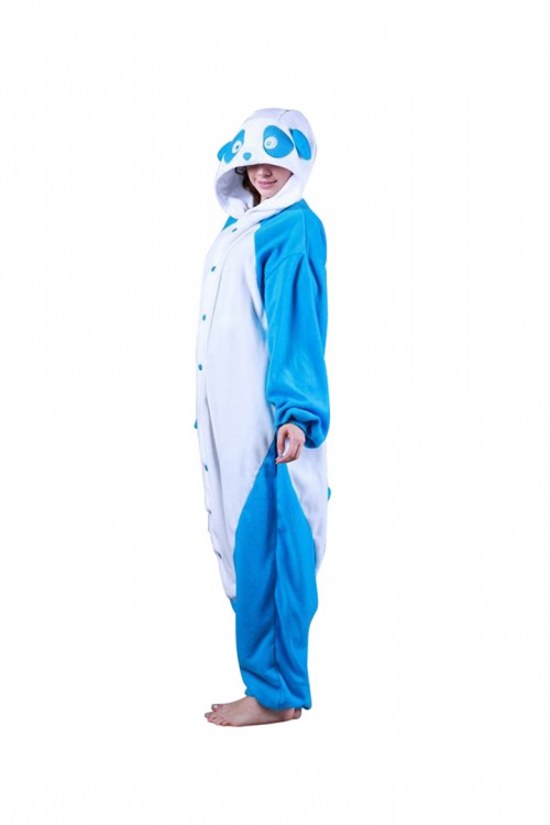 Blue Panda Onesie Kigurumi Pajamas