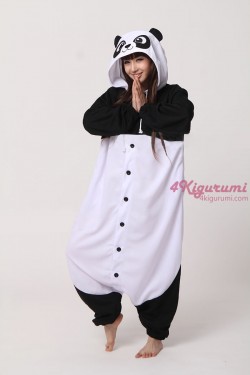 Panda Onesie Animal Costumes Kigurumi Pajamas Polyester Mesh