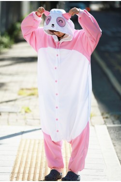 Pink Panda Onesie Animal CostumesPink Panda Onesie Animal Costumes