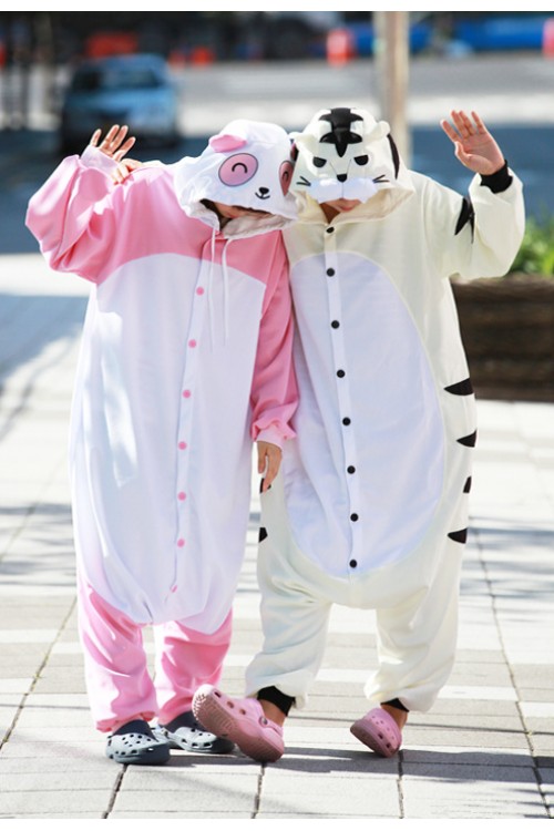 Pink Panda Onesie Animal CostumesPink Panda Onesie Animal Costumes