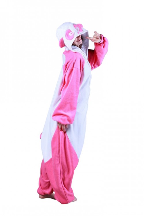 Pink Panda Onesie Kigurumi Pajamas