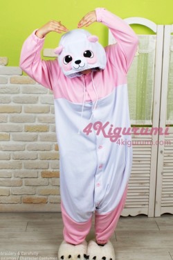 Pink Panda Onesie Animal Costumes Kigurumi Pajamas