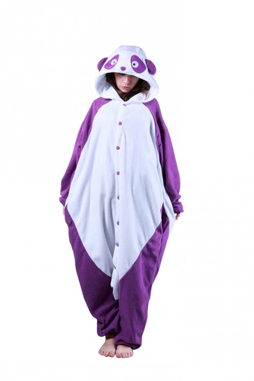 Purple Panda Onesie Kigurumi Pajamas - 4kigurumi.com