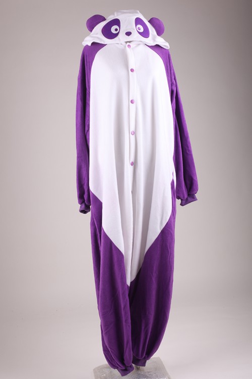 Purple Panda Onesie Kigurumi Pajamas