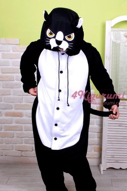 Panther Onesie Animal Costumes Kigurumi Pajamas