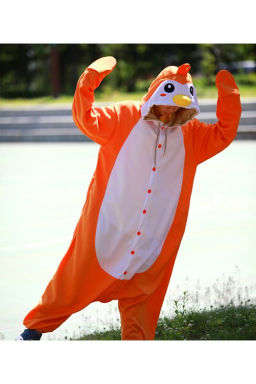 Orange Penguin Onesie Animal Costumes