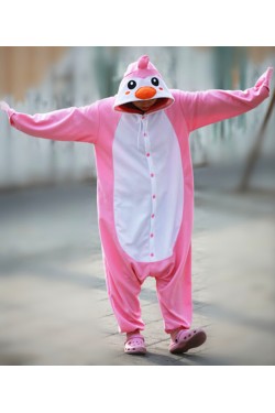 Pink Penguin Onesie Animal Costumes