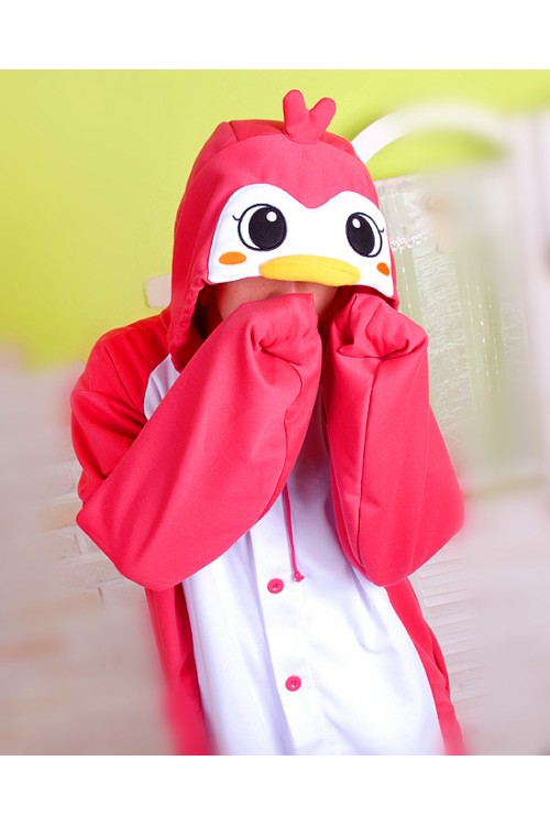 Red Penguin Kigurumi Animal Onesie