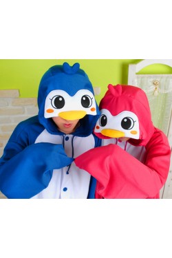 Red Penguin Kigurumi Animal Onesie