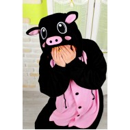 Black Pig Kigurumi Animal Onesie