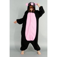 Fleece Black Pig Kigurumi Animal Onesie