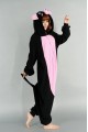 Fleece Black Pig Kigurumi Animal Onesie