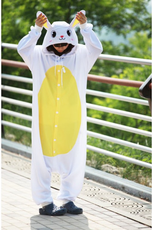 White Rabbit Onesie Animal Costumes