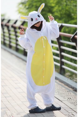 White Rabbit Onesie Animal Costumes